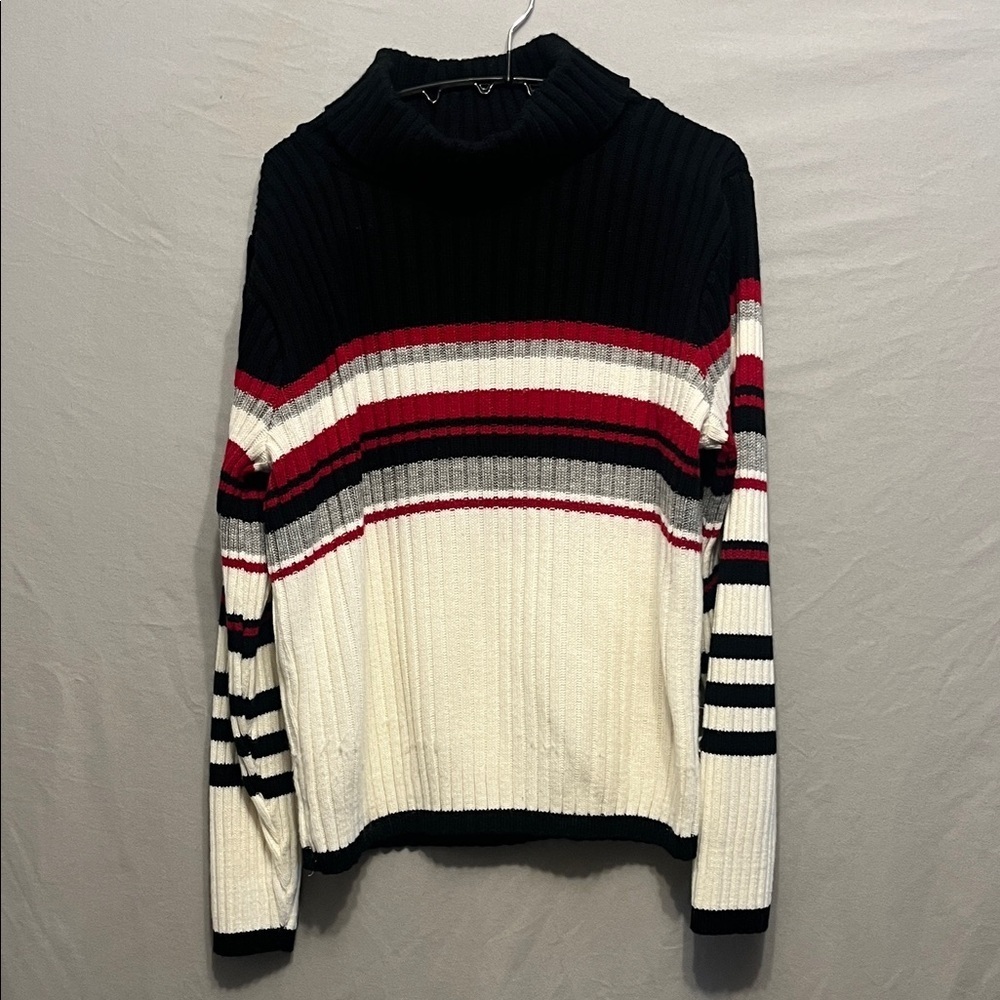 Fashion Bug Black Knit Turtleneck Sweater Size medium